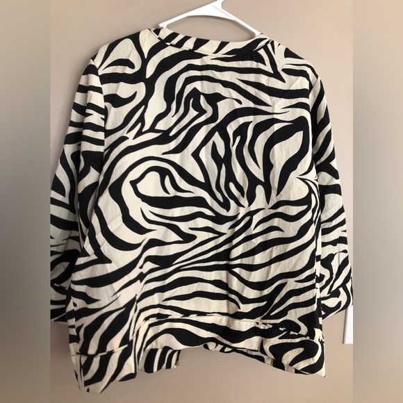 SIMONTON Says GEORGE SIMONTON Zebra Blazer Jacket - Picture 2 of 2